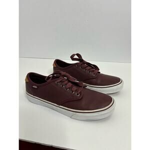 Vans Ultra Cush Womens 8.5 Purple Maroon Leather Shoes